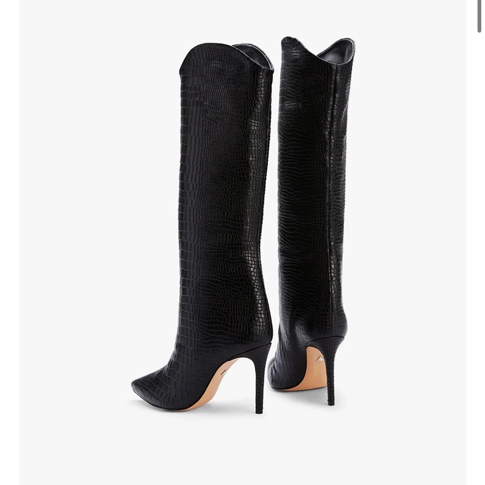 Schutz Maryana Boots in Black - Picture 8 of 9